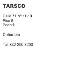 Tarsco Colombia