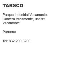 Tarsco Panama