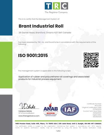 ISO 9001:2015 Certificate