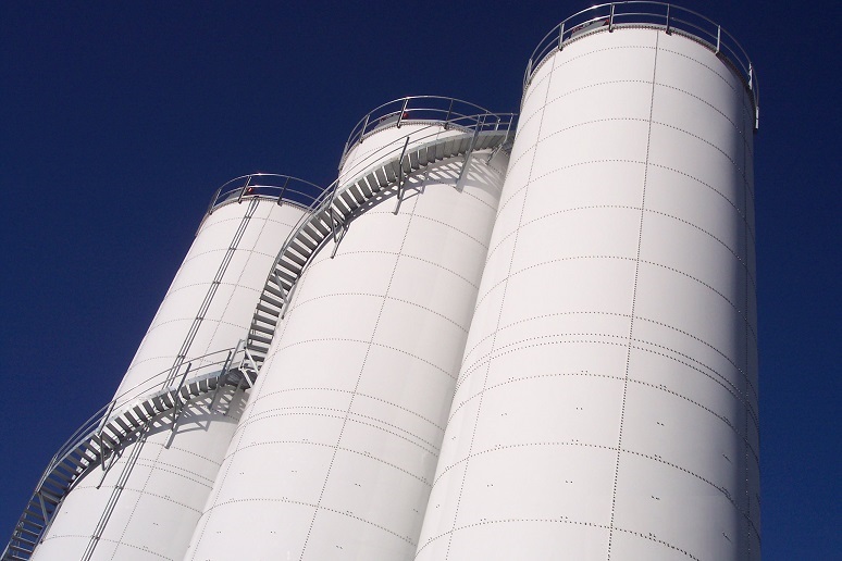 Plastic Resin Storage Silos