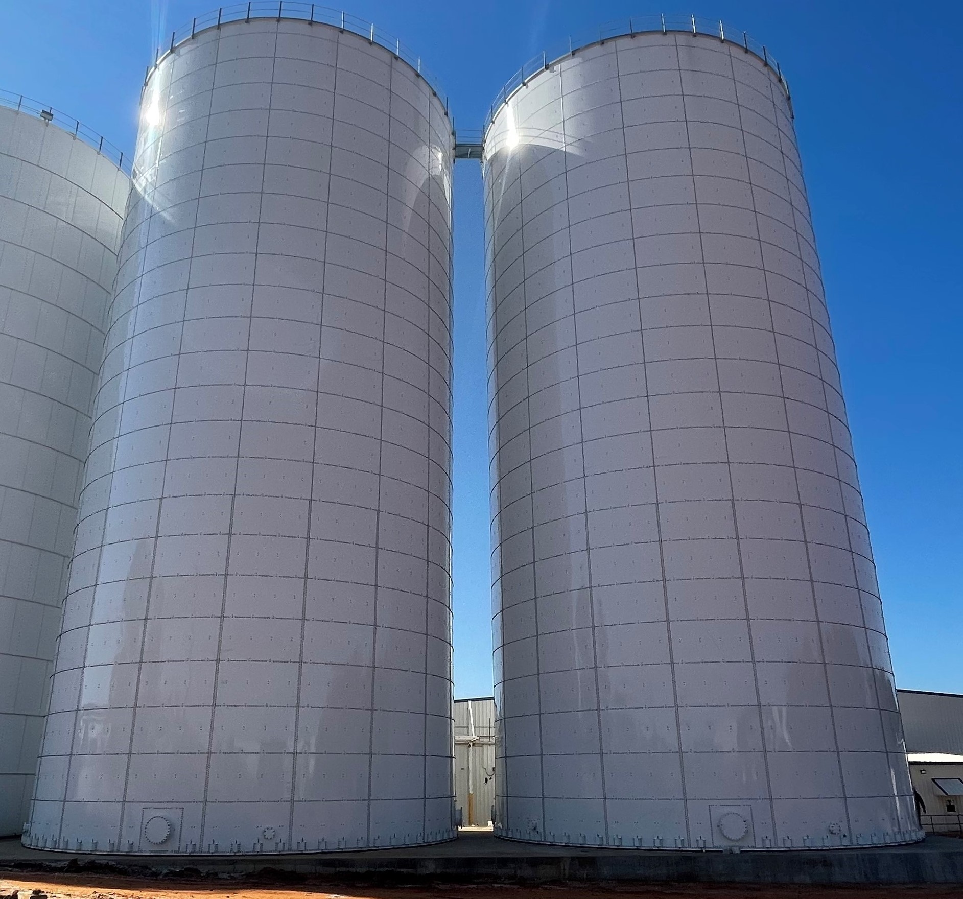 Plastic Resin Storage Silos