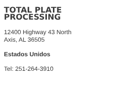 Total Plate Processing